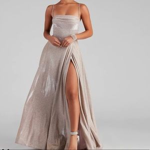 Windsor Prom Dress, silky inside.
